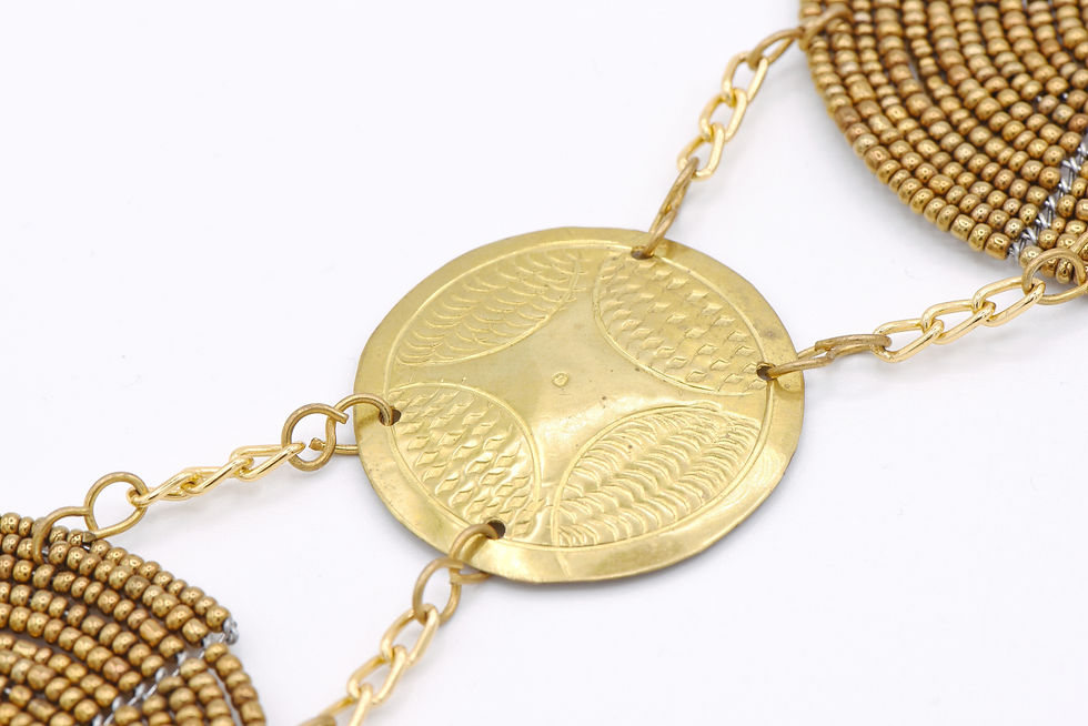 Miniaturbild: Collier " Lomé " (doré)
