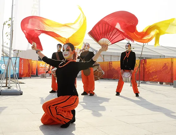 Spectacle, sport, animation, atlète, performances sportives