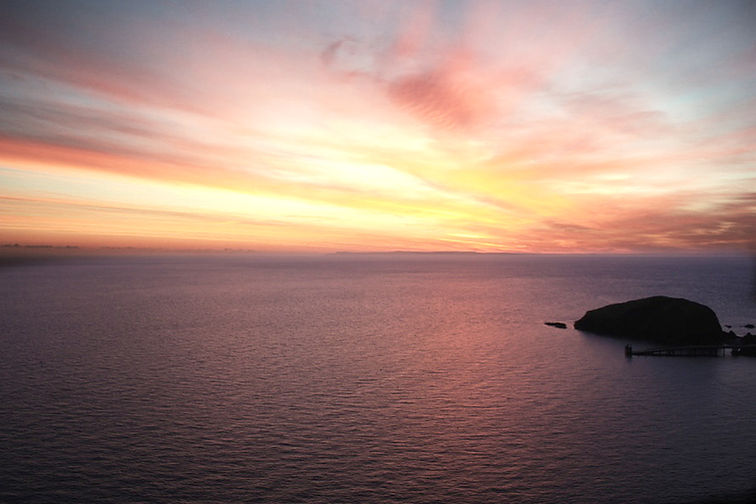Sonnenuntergang über dem Meer