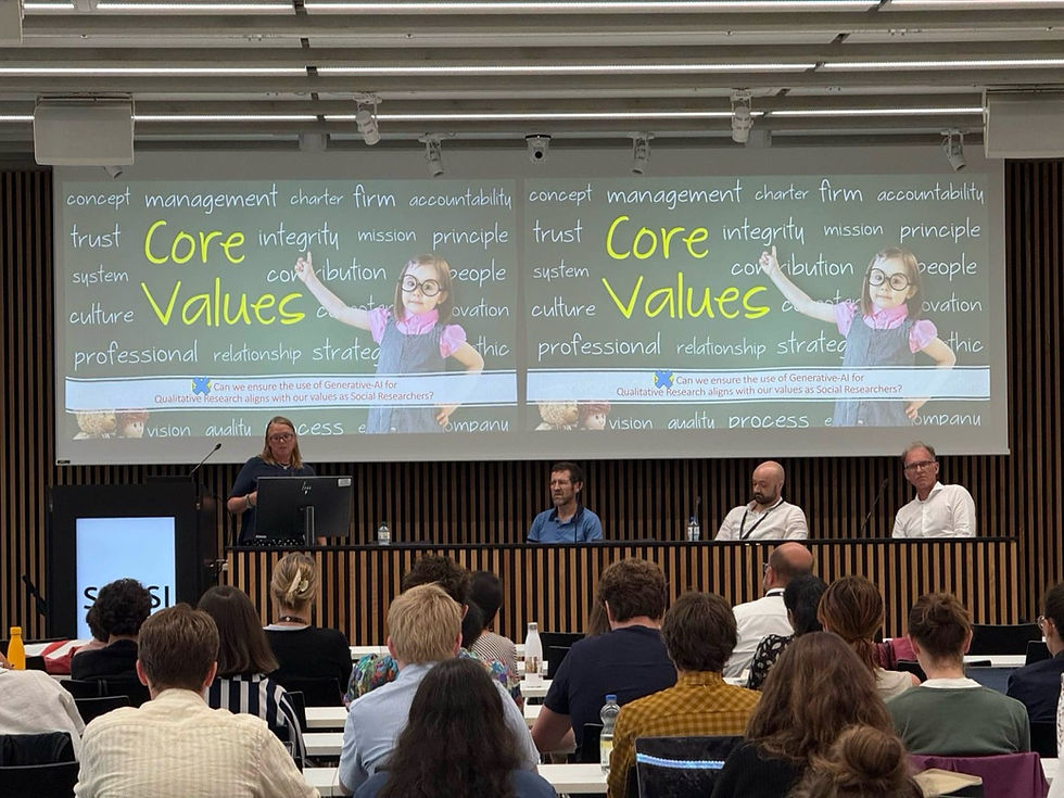 How can we ensure the use of Generative-AI for Qualitative Research aligns with our values as Social Researchers?