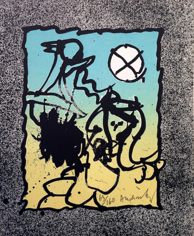 Pierre Alechinsky, Infeuilletable, 1969, lithograph, art, print