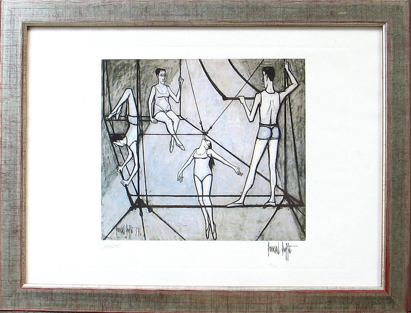 ベルナール・ビュッフェ【LE CIRQUE-Acrobates】