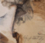 Modesto cuixart femme au chapeau d'oiseau peinture contemporaine art
