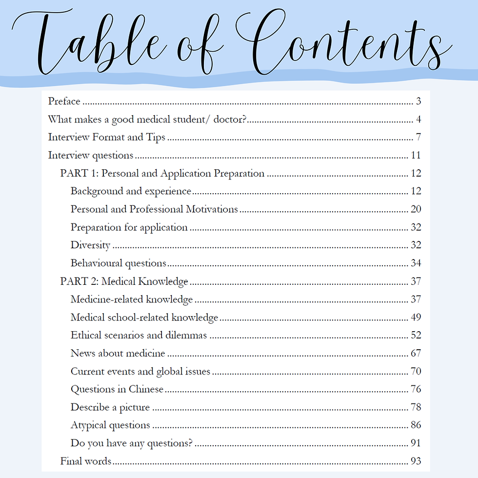 Thumbnail: Medical School Preparation 醫學院升學輔導