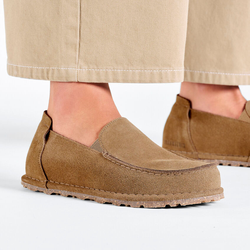 Thumbnail: Birkenstock Utti Suede Leather  Grey Taupe