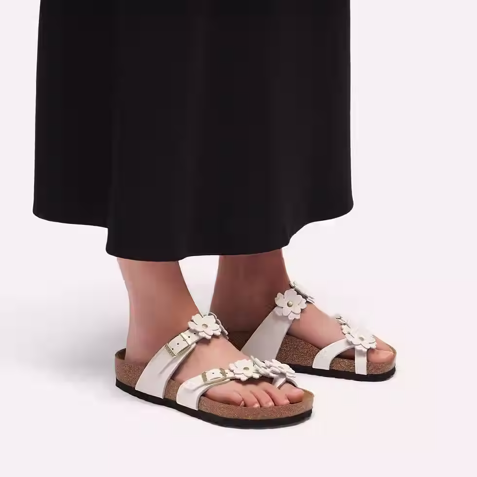 Thumbnail: MAYARI WHITE FLOWERS SANDAL