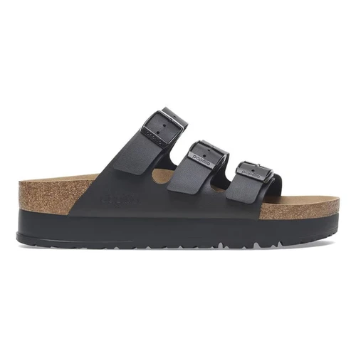 Florida Black Birko Platform Sandal | Fox Valley Birkensto