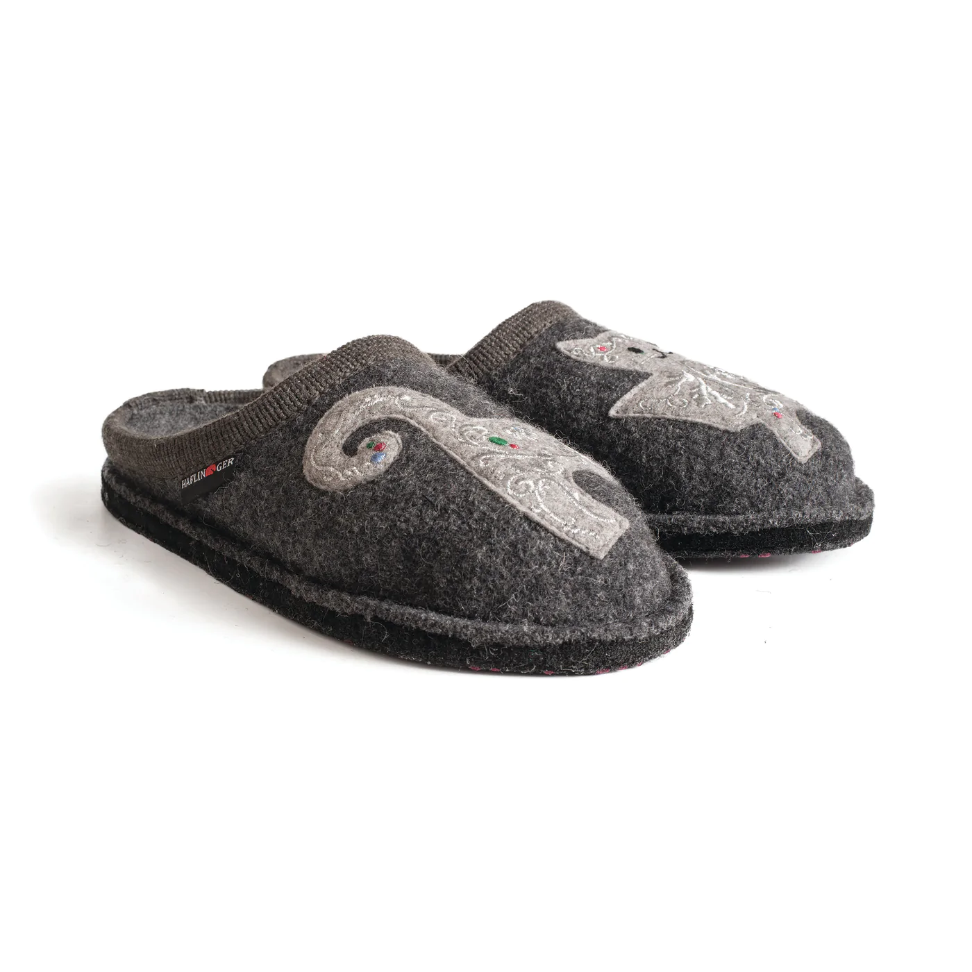 Haflinger AR LIZZY Kitty Slipper Silver