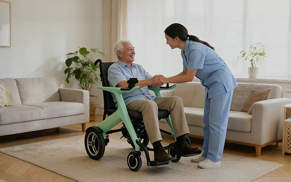 Carbon Fiber Electric Wheelchair