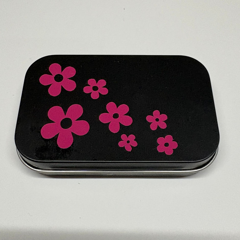 Thumbnail: Tobacco Tin - Pink Flowers