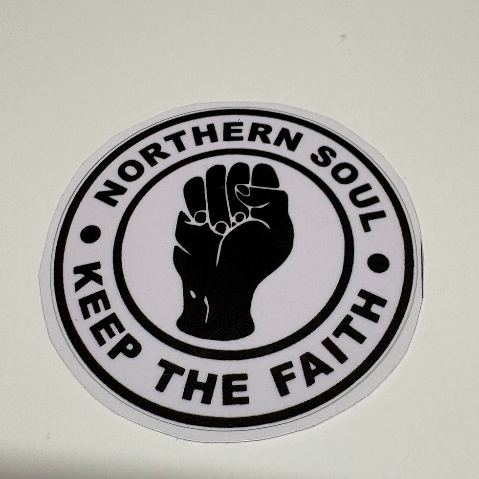 Thumbnail: Northern Soul Stickers - Keep The Faith Design