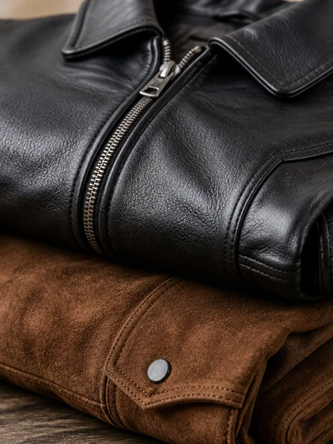 All Leather Bale — Real Leather & Suede Mix (Jackets, Skirts, Bags & More)