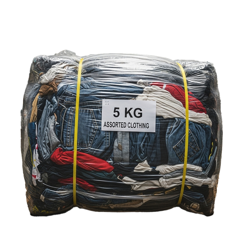 5KG Mixed Adult Clothing Reseller bale