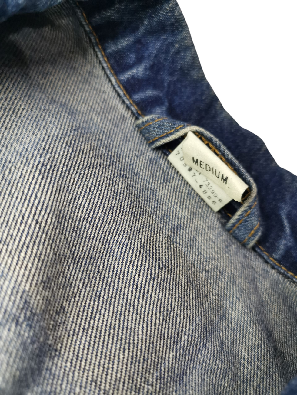 Vintage Levi's Denim Trucker Jacket - Medium Wash, Sustainable, Size M