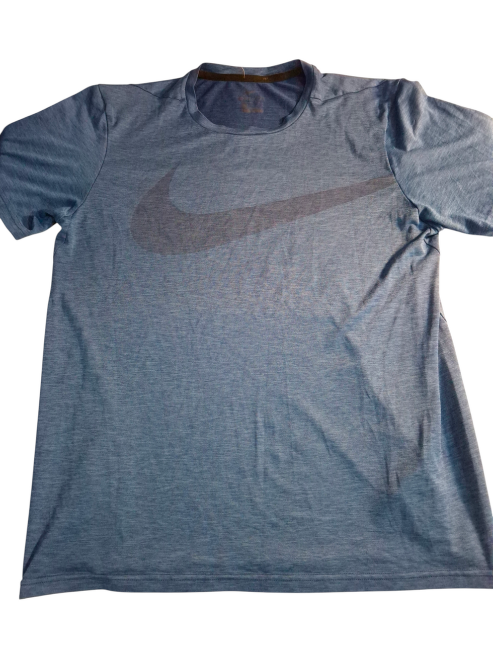 Pre-owned Nike Dri-FIT blue heather t-shirt