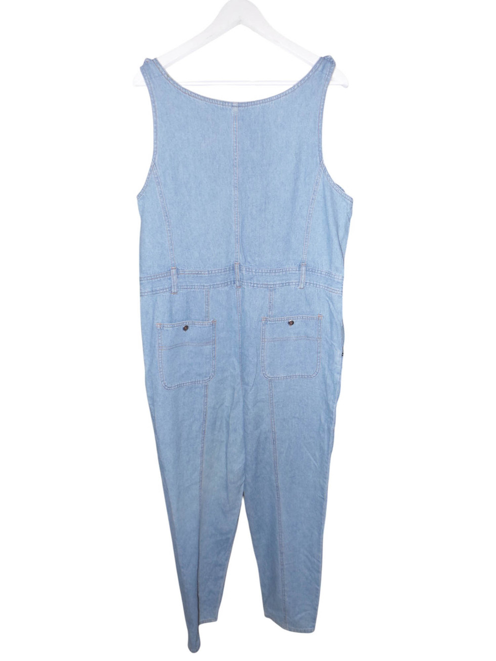 Together Y2K Denim Dungarees with Cartoon Patches - Size 14