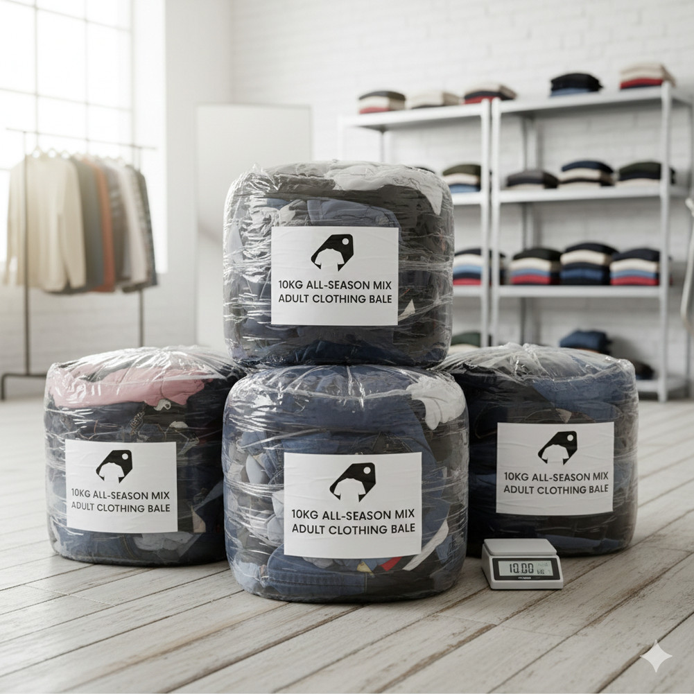 20KG A/B Grade Mixed Season Wholesale Clothing Bale | High-Street
