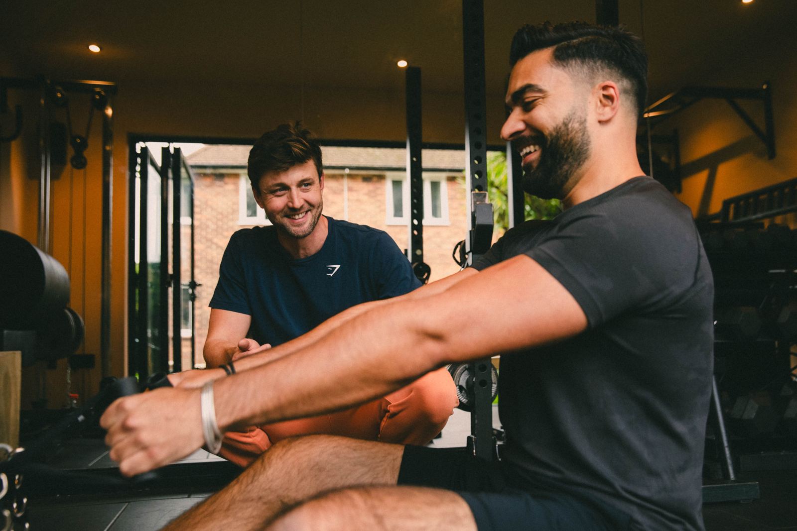Jack coaching a client in the South London PT studio