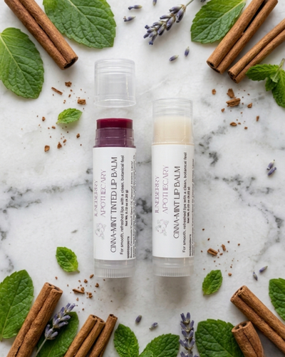 Cinna-Mint Natural Lip Balm | Tinted and Non-Tinted | Beeswax