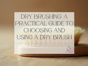Dry brushing body care tool with natural bristles, illustrating how to choose and use a dry brush for everyday skin care routines