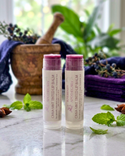 Cinna-Mint Natural Lip Balm | Tinted and Non-Tinted | Beeswax