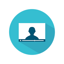 person on computer