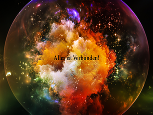 Alles ist verbunden, eine Einheit 