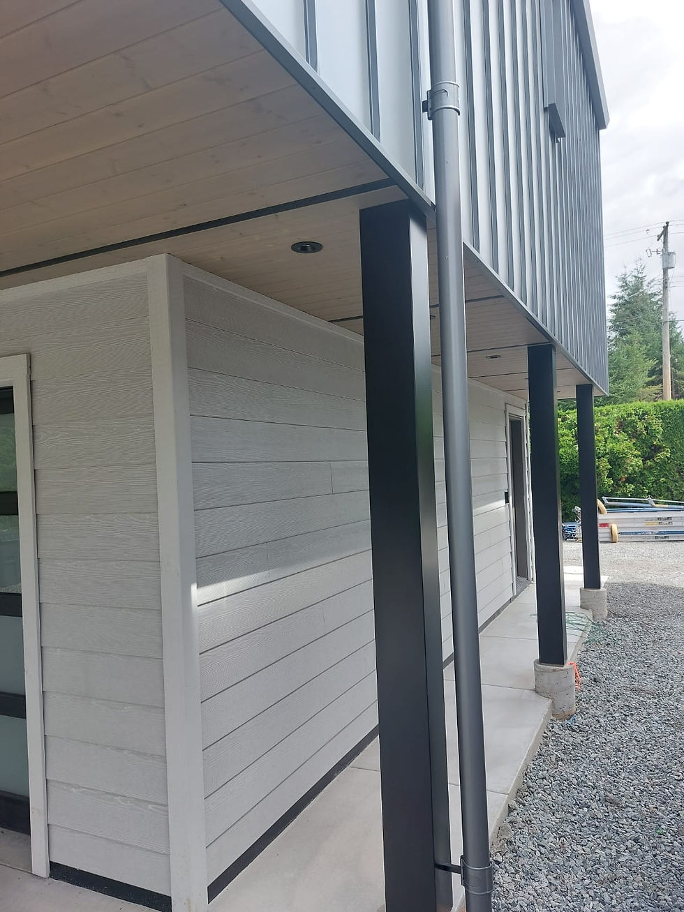 JVI Architectural Sheet Metal column wrapping Vancouver