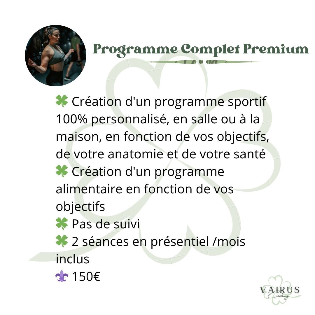 Programme Complet Premium