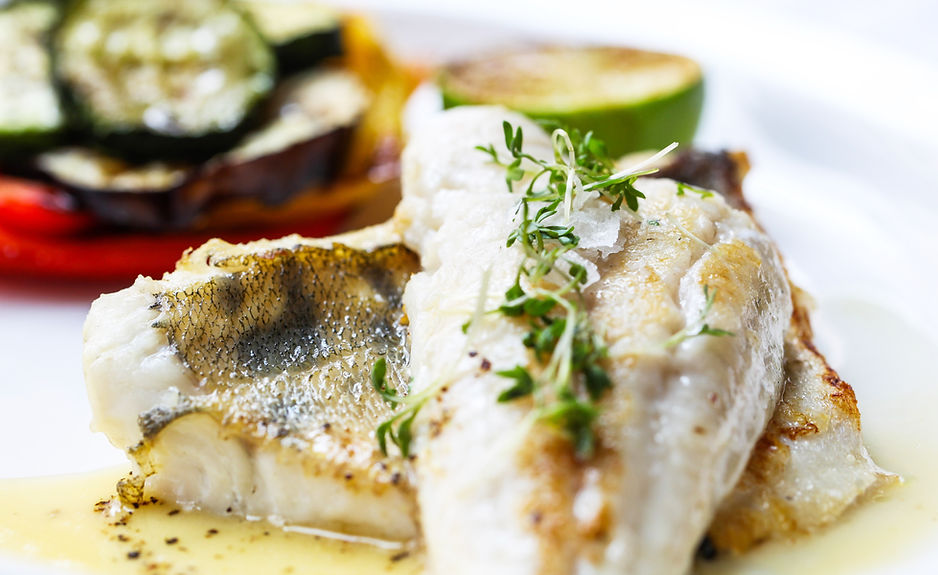 Piatto di pesce alla griglia