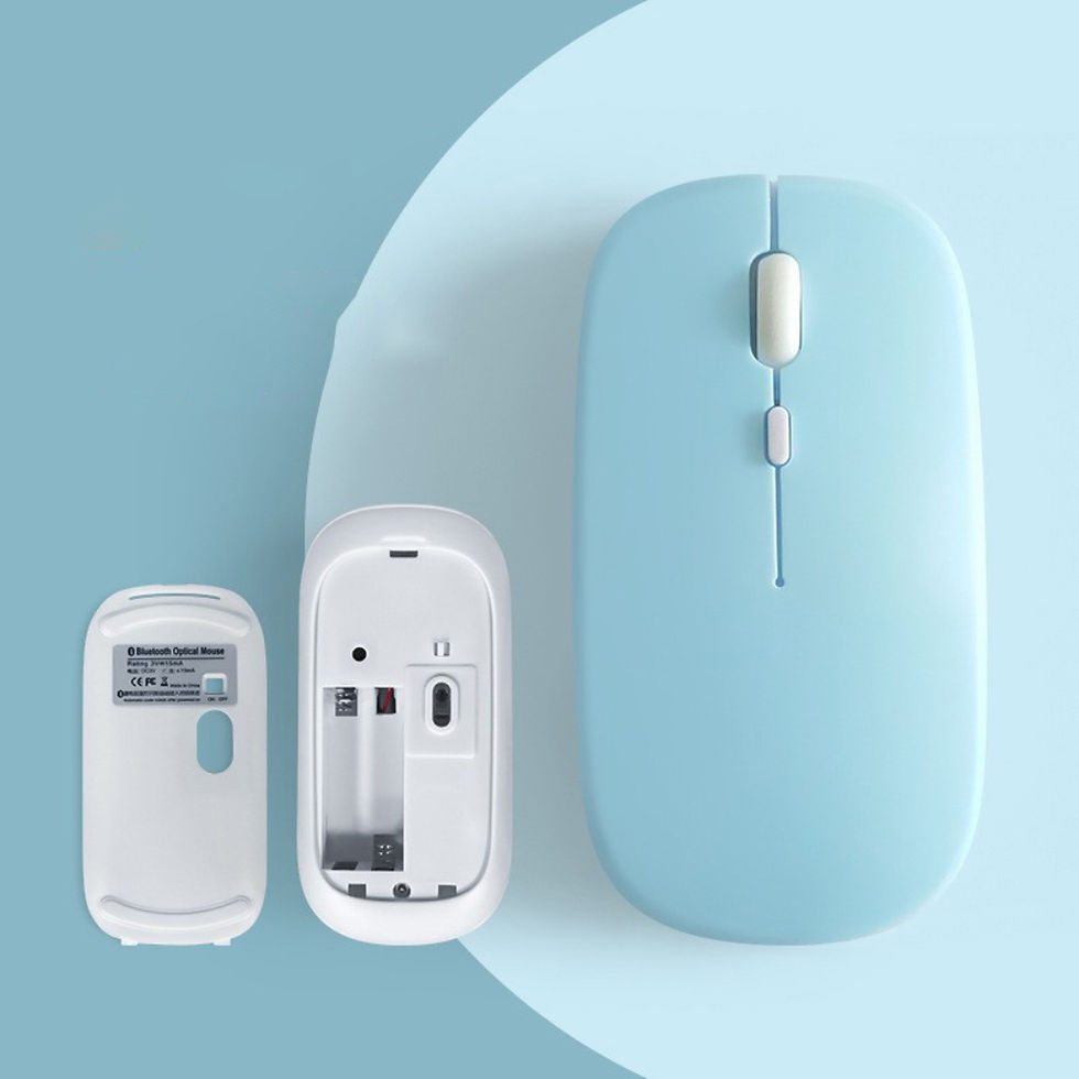 Miniatura: Silent Bluetooth Mouse Marcaron Computer Laptop Optical Mouse Wireless for iPad 