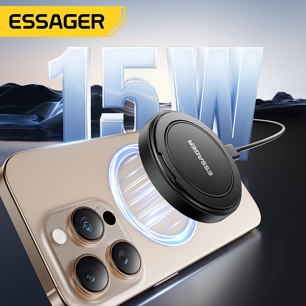 Miniatura: Essager Magnetic 15W Wireless Charger Fast Charging Pad Stand for iPhone 15 14  