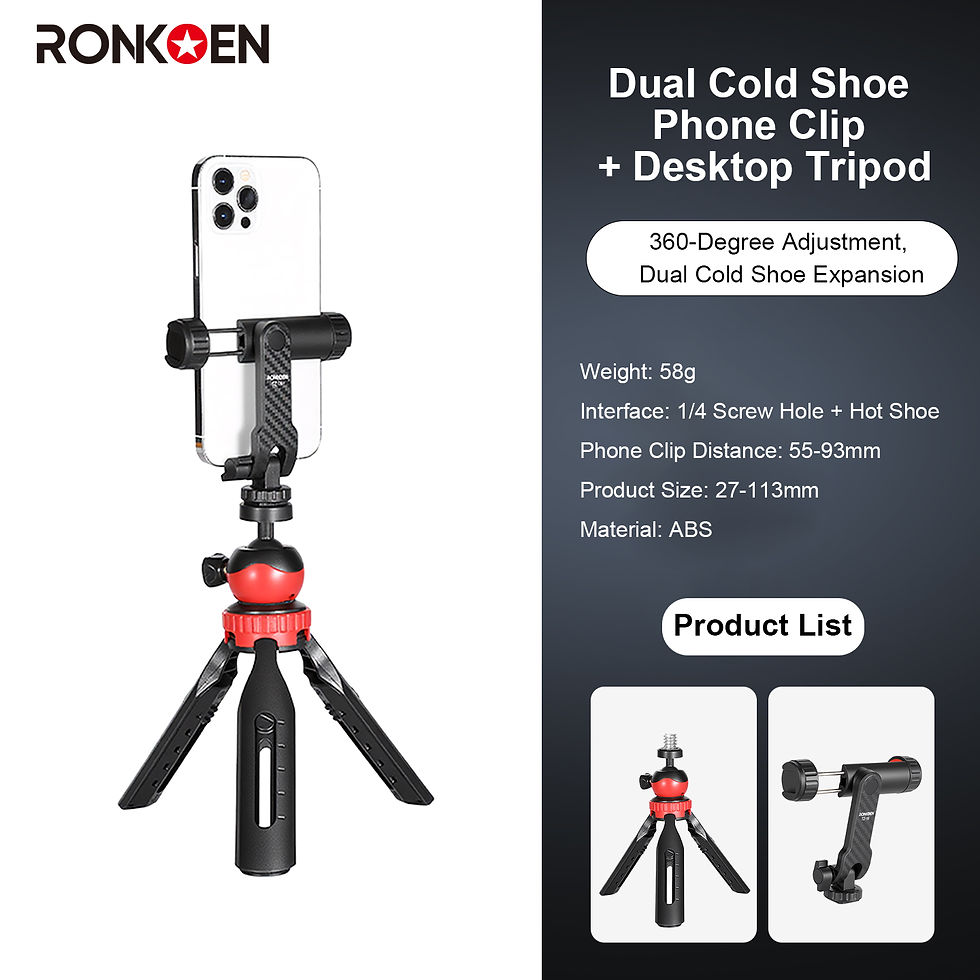 Miniatura: Ronkoen TZ-18 For Samsung iPhone Xiaomi Cellphone Universal 360° Mobile Phone C
