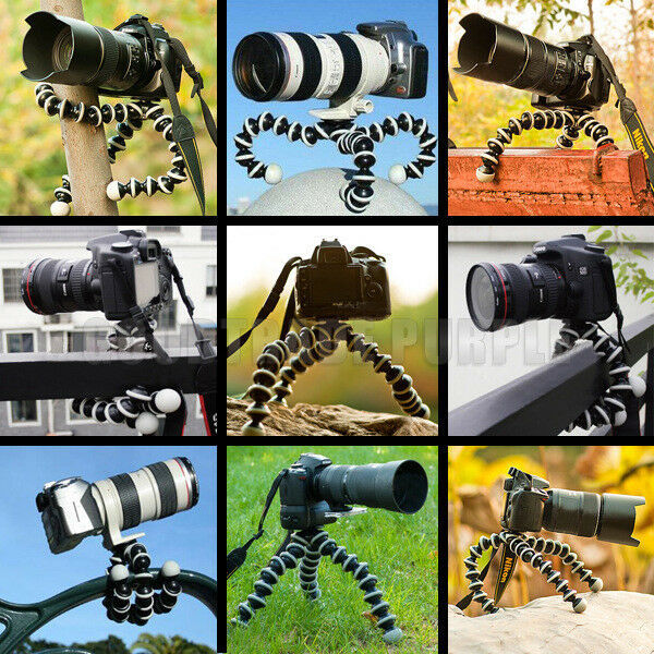 Miniatura: Portable Flexible Tripod Octopus Stand Gorilla Pod Mount For Gopro Hero 7 6 5 4 
