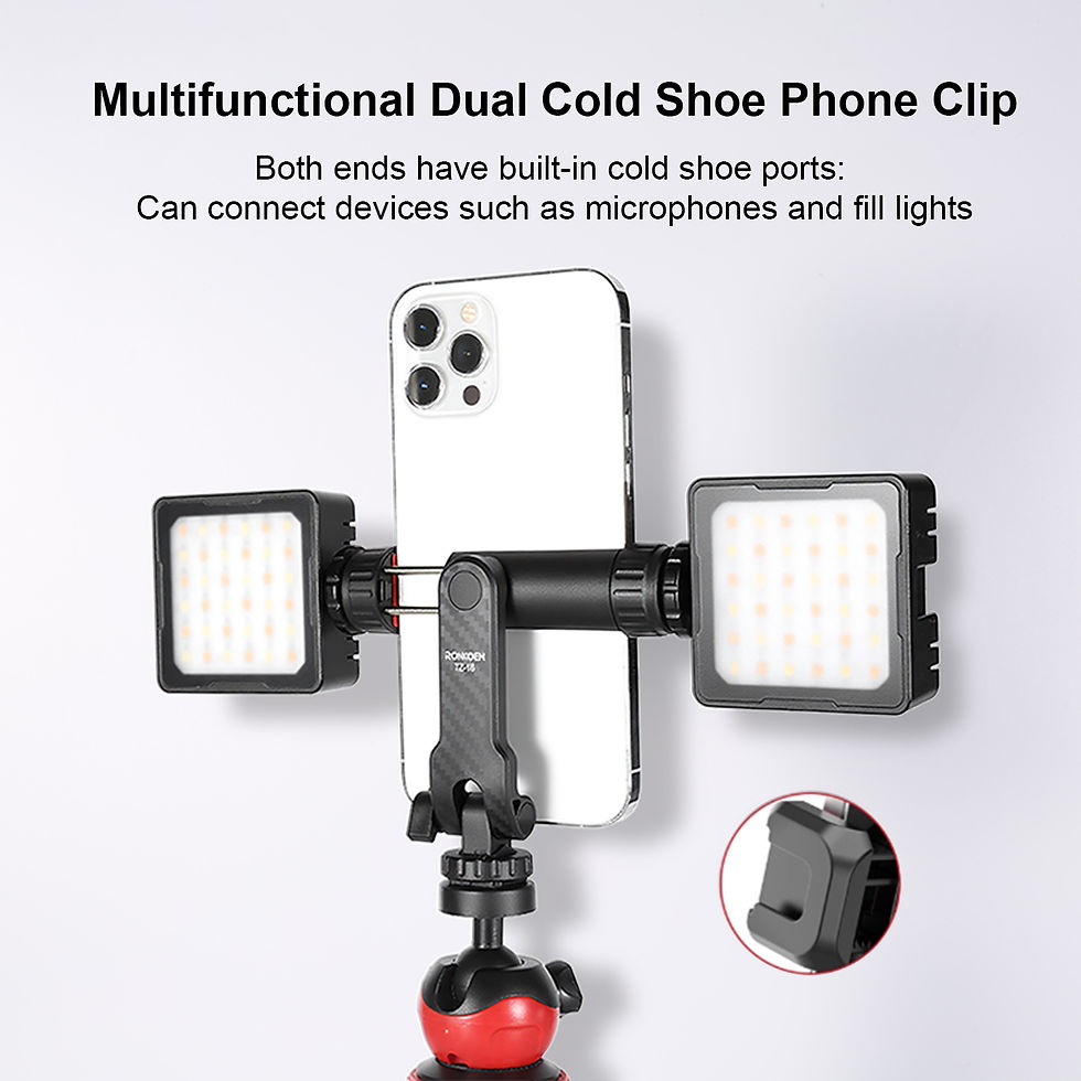 Miniatura: Ronkoen TZ-18 For Samsung iPhone Xiaomi Cellphone Universal 360° Mobile Phone C