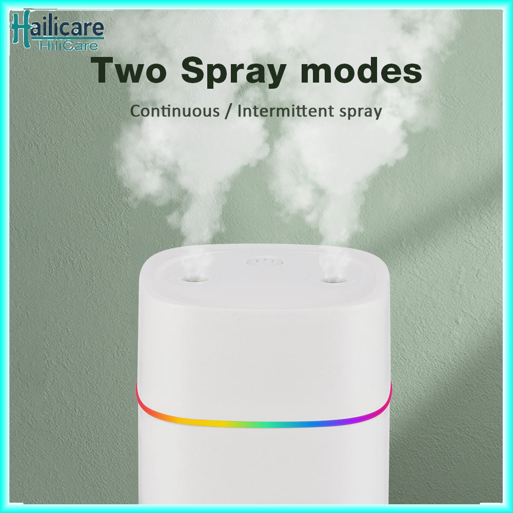 Air Humidifier Cool Mist Aroma Diffuser Portable 600ml Electric Air Humidifier D