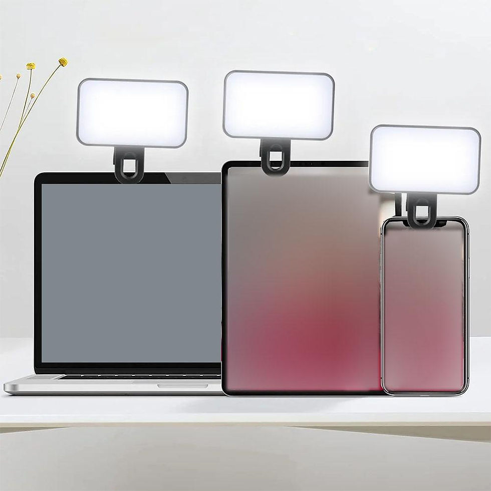 Miniatura: Pocket LED Selfie Light For IPhone IPad Mobile Phone Laptop Clip Flash Fill Vide