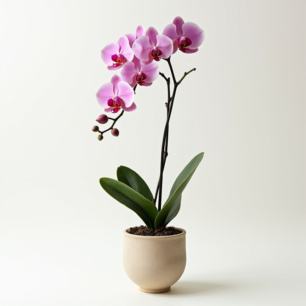 Flowering Orchid Pot