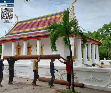 โครงการสมทบทุนปฏิสังขรณ์และต่อเติมอุโบสถ วัดห้วยหมู 100 ปี 