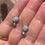 Thumbnail: 18K Opal Earrings set with Baroque Tahitian Pearls