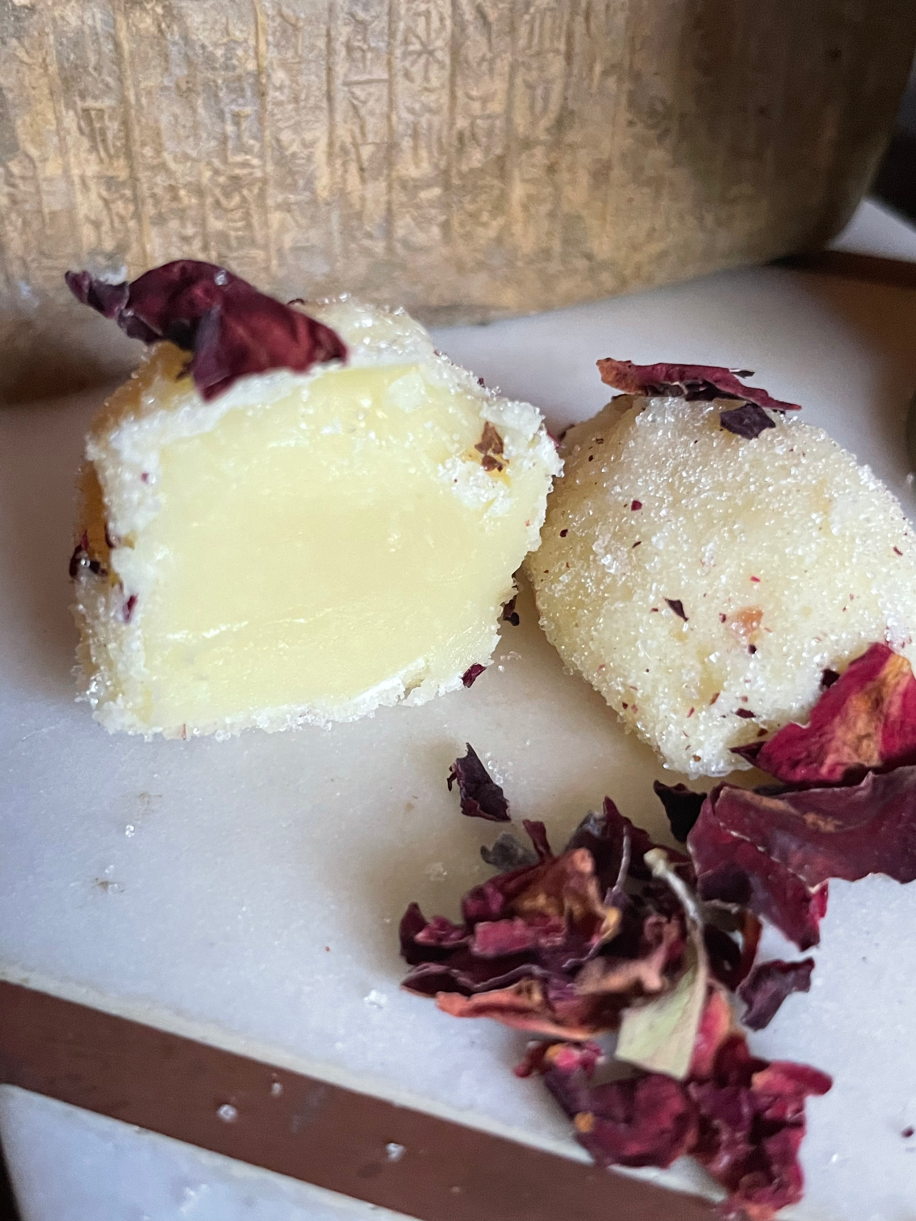 White Chocolate Rose Truffle