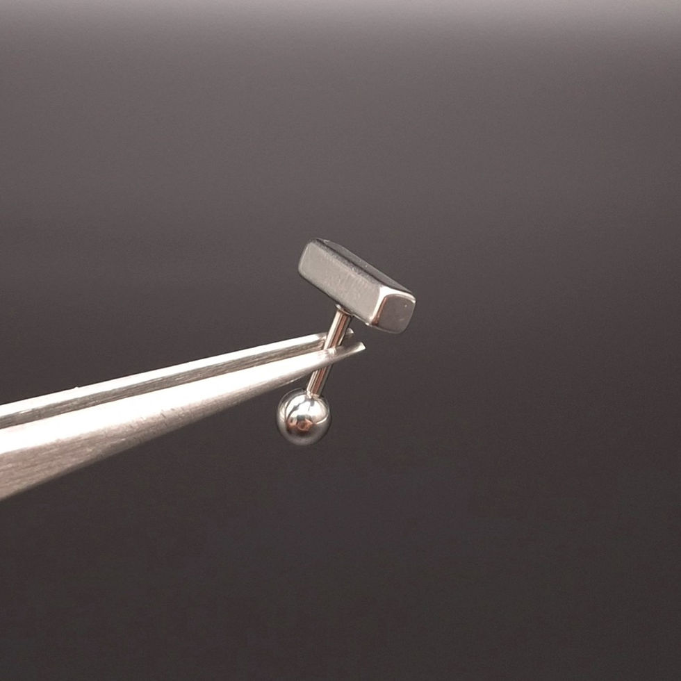 Lobe Helix Piercing - Çelik Piercing