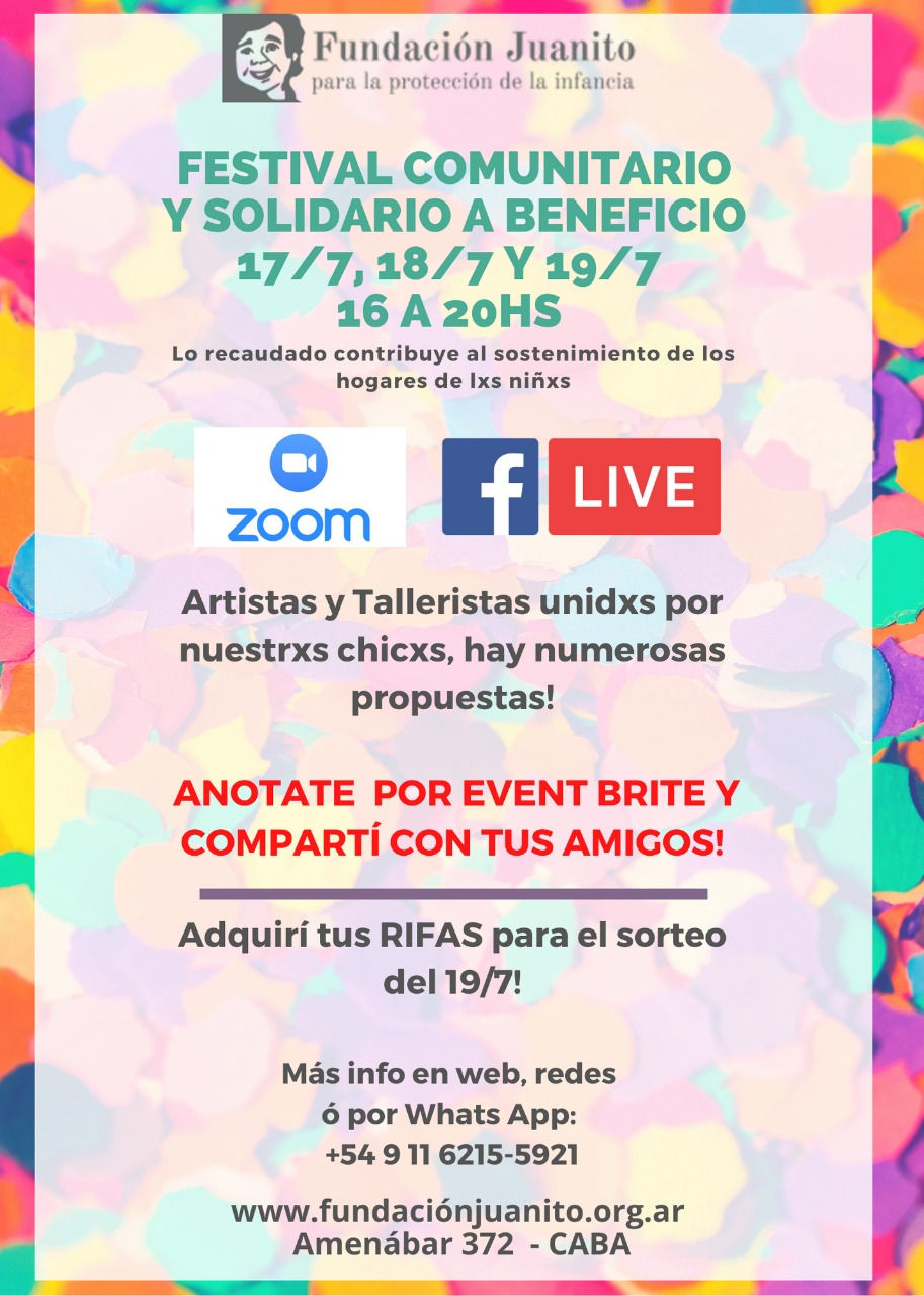 ¡Festival Comunitario y Solidario!