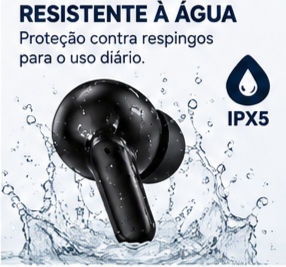 Miniatura: Fone de Ouvido Bluetooth QCY T13 ANC – Cancelamento de Ruído