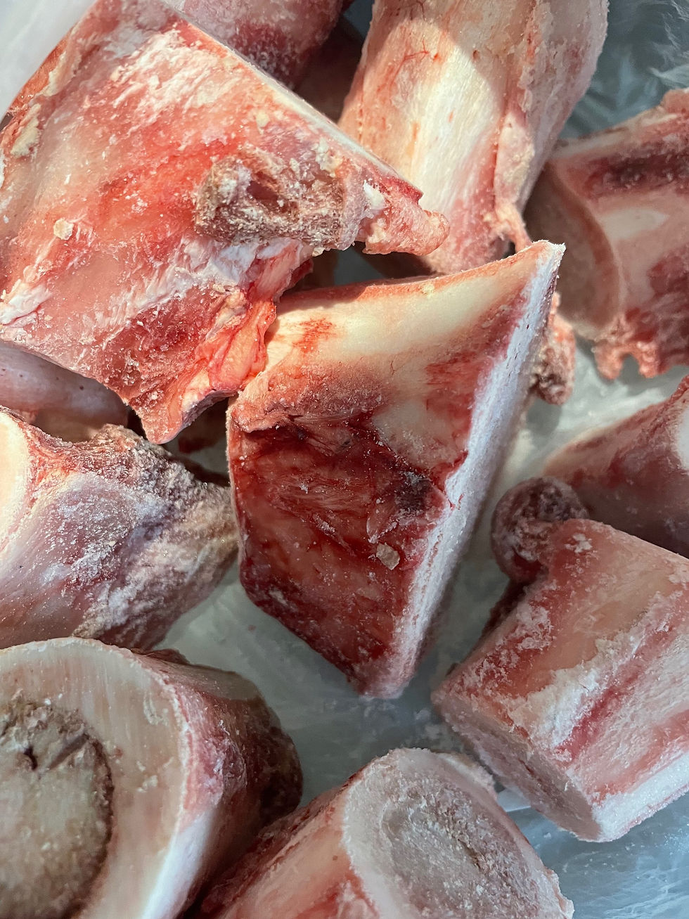 Marrow Bones - Raw Dog Food - 2kg - Local Delivery / In Store