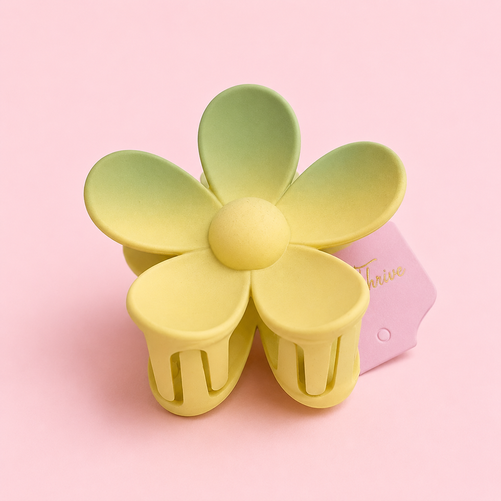 Thumbnail: Matte Flower Hair Claw Clip
