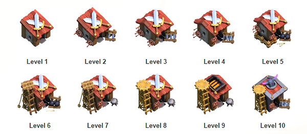 казармы в clash of clans