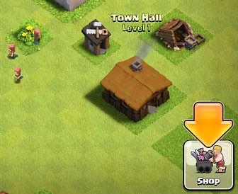 clash of clans, начало игры