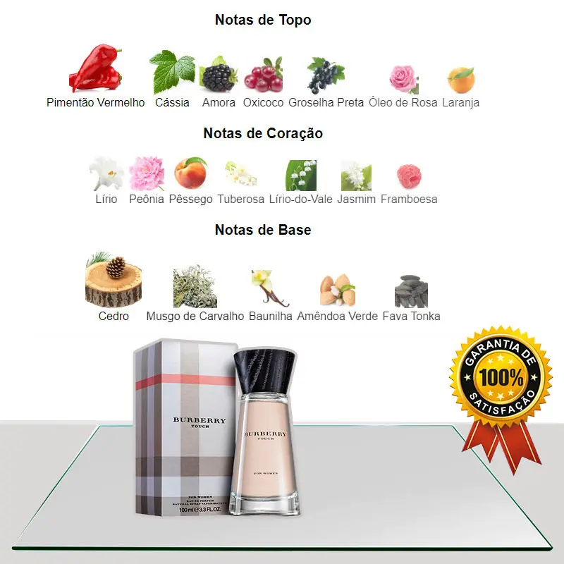 Burberry touch notas cheap