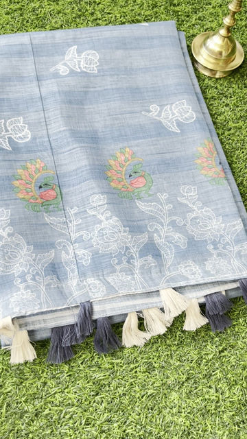 Thumbnail: Sky Blue Saree